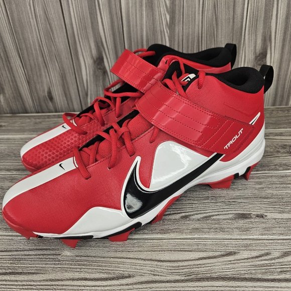 Nike Force Trout 7 MCS Baseball Shoes -Red - CT0831-602 - Men’s Size 16 - NEW main image 3